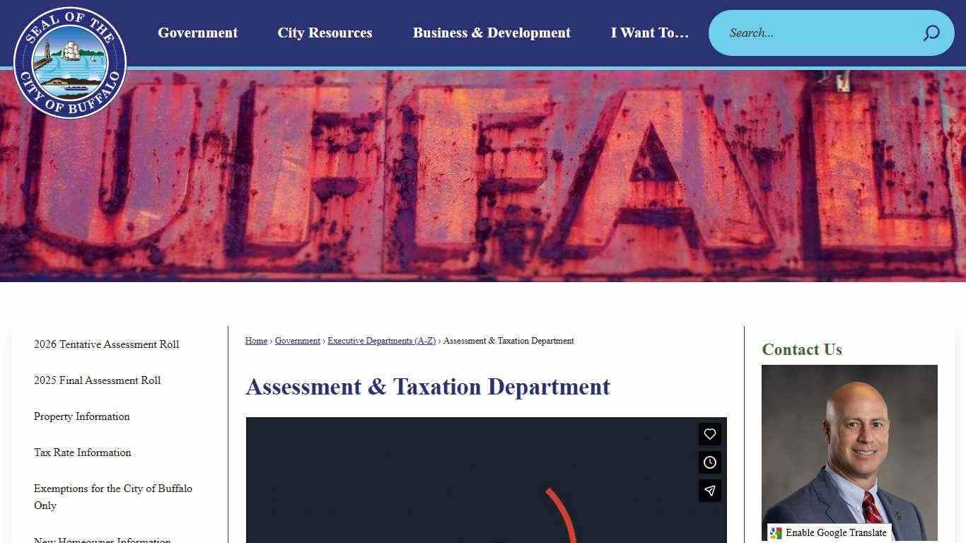 Assessment & Taxation Department | Buffalo, NY