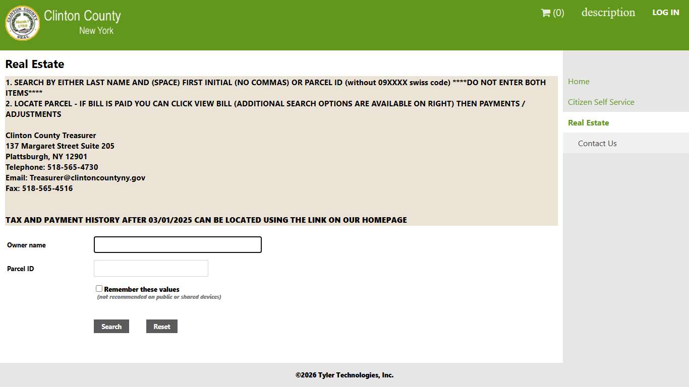 Real Estate Property Taxes